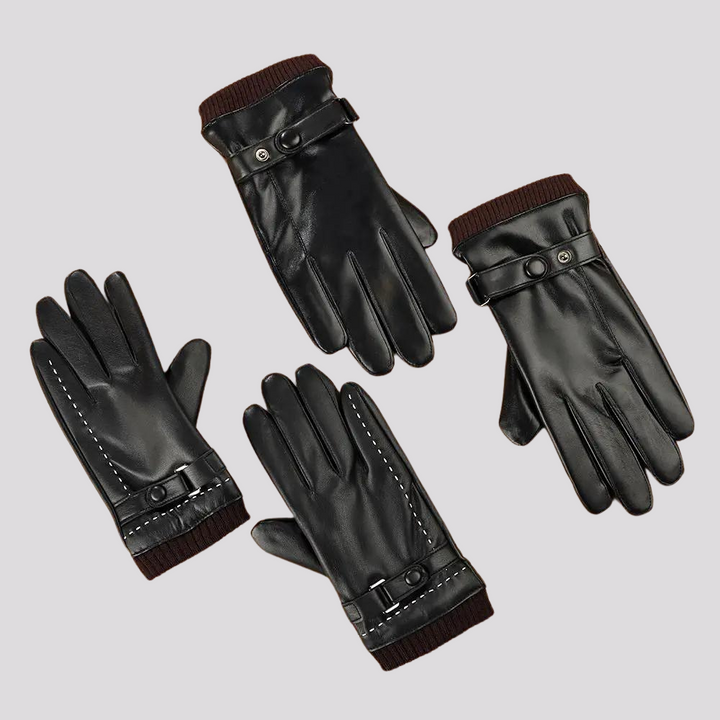 Men's Fitted Gloves with Classic Design | Ideal for the Autumn Season