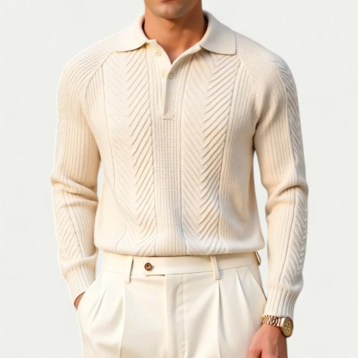 Ivy Manhattan | Knitted Long Sleeve Polo