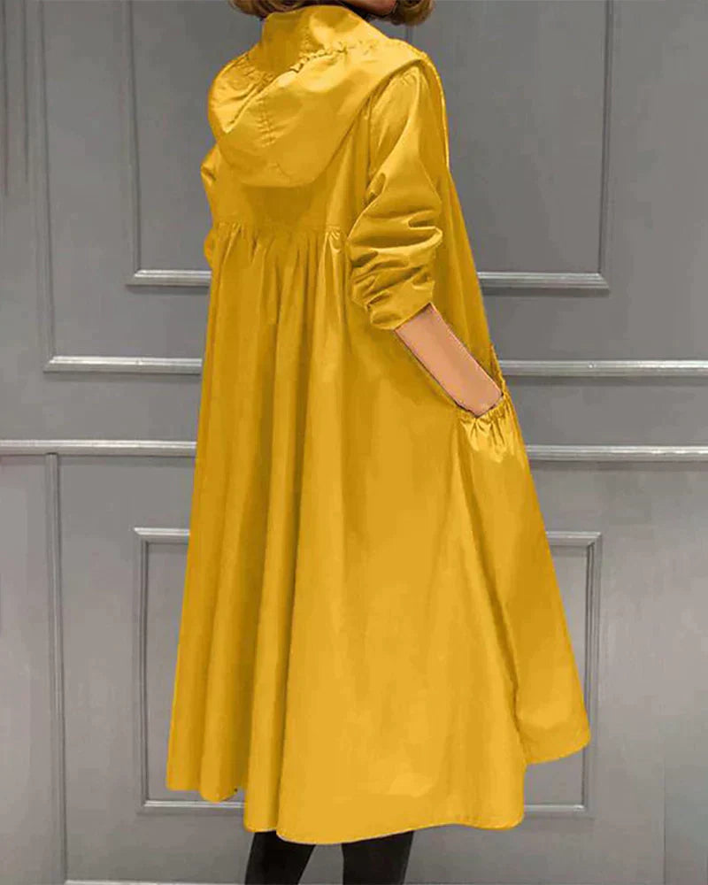 Ivy Manhattan | Klarissa Long Raincoat Hood