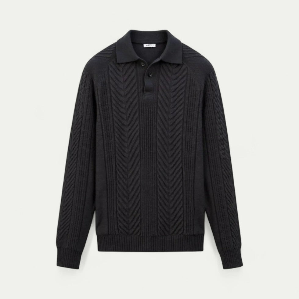 Ivy Manhattan | Knitted Long Sleeve Polo