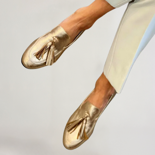 Metallic Loafers for Women with Soft Sole | Ideal for Everyday Use