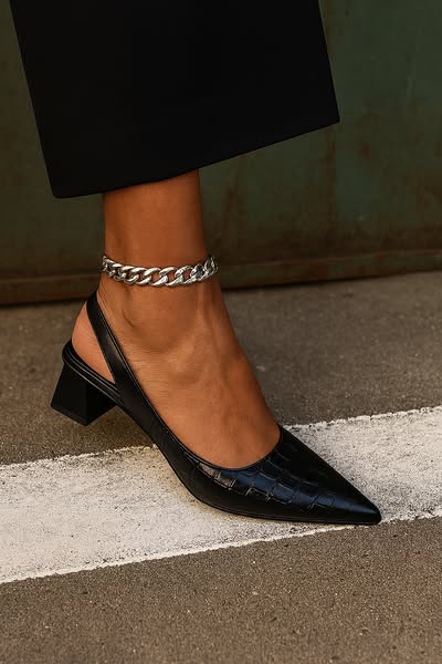 Olga - Elegant Square Heel Shoes