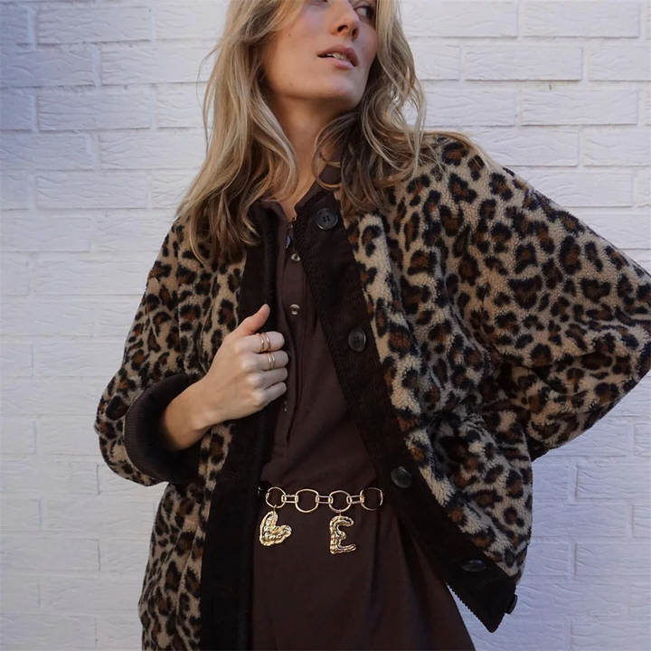 Aimée | Women's Autumn Leopard Print Jacket