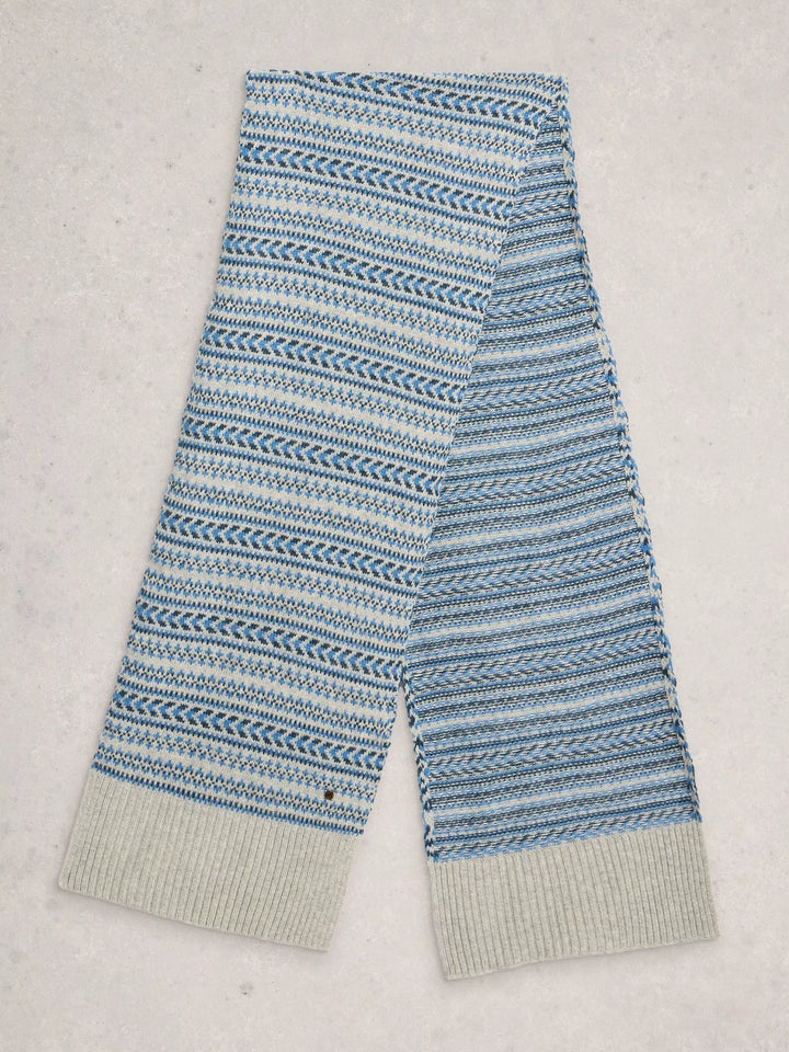 Jacquard Pattern Scarf for Adults | Ideal for Winter
