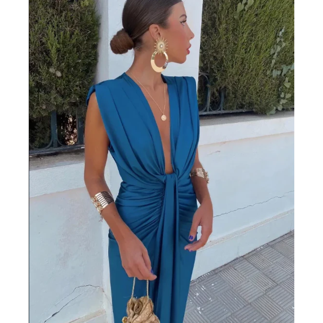 Ivy Manhattan | Annalie Midi Dress Deep