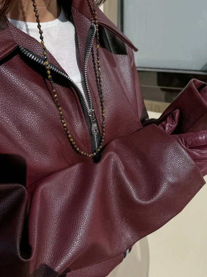Esme | Vintage Red Jacket for Women