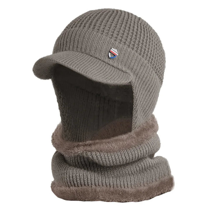 Winter Beanie with Visor and Ear Covers for Men | Ideal for the Cold Season