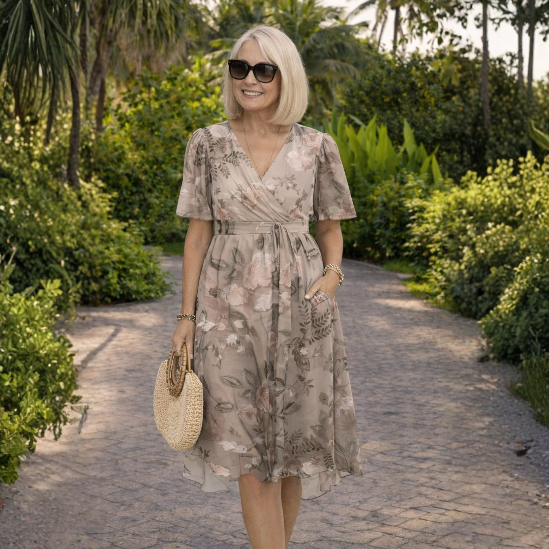 Mila – Lightweight Fluid Dress with Flattering Effect