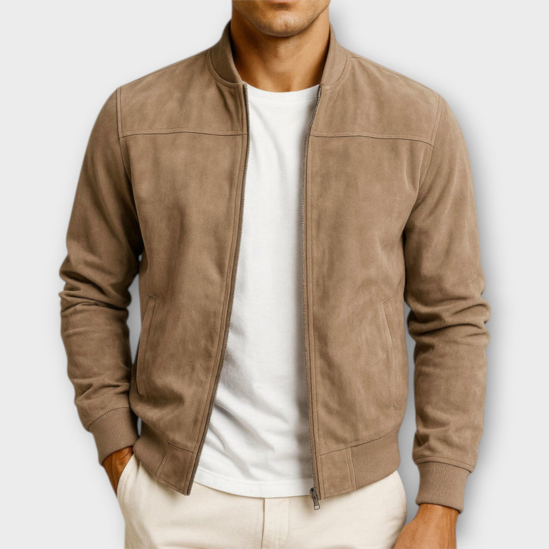 Ivy Manhattan | S SUEDE LEATHER BOMBER