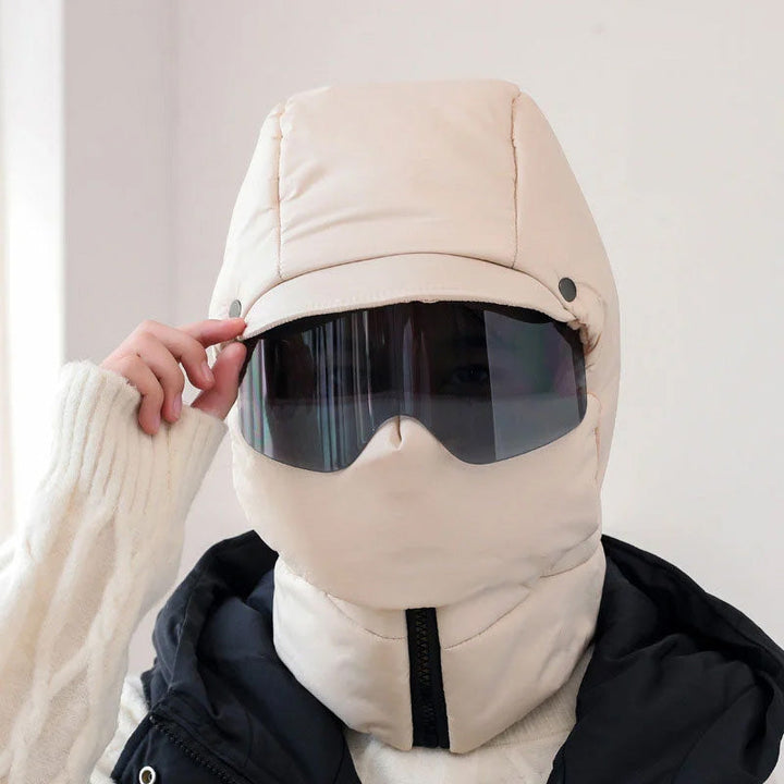 Full Face Protection Mask for Outdoors with Removable Glasses | Ideal for Winter