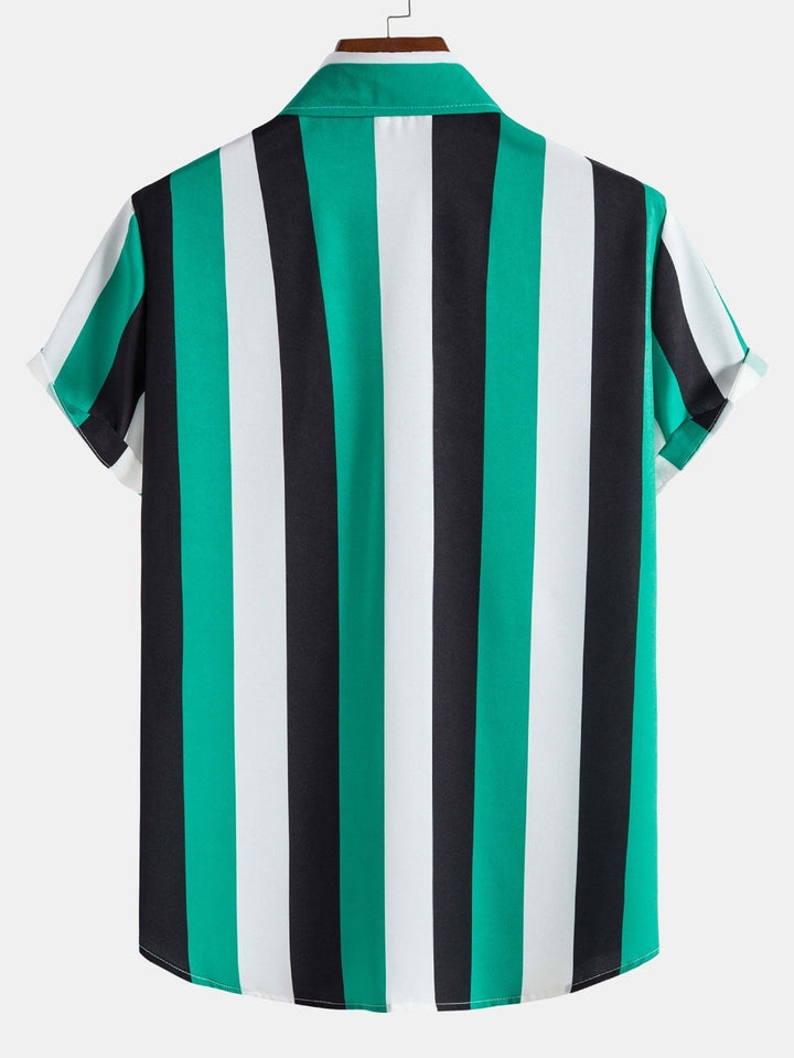 Ivy Manhattan | Wide Striped Button Up