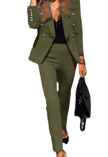 Dorthea | Women's Double-Breasted Two-Piece Suit