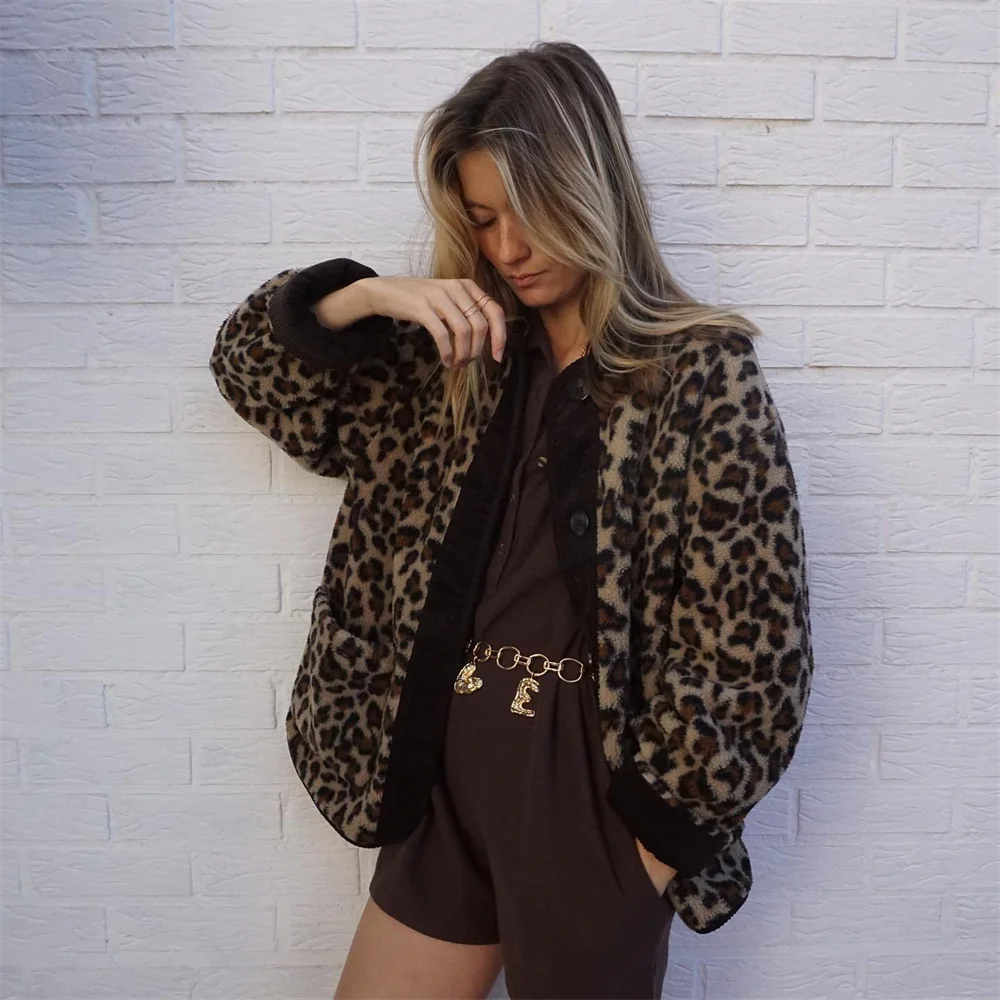 Aimée | Women's Autumn Leopard Print Jacket