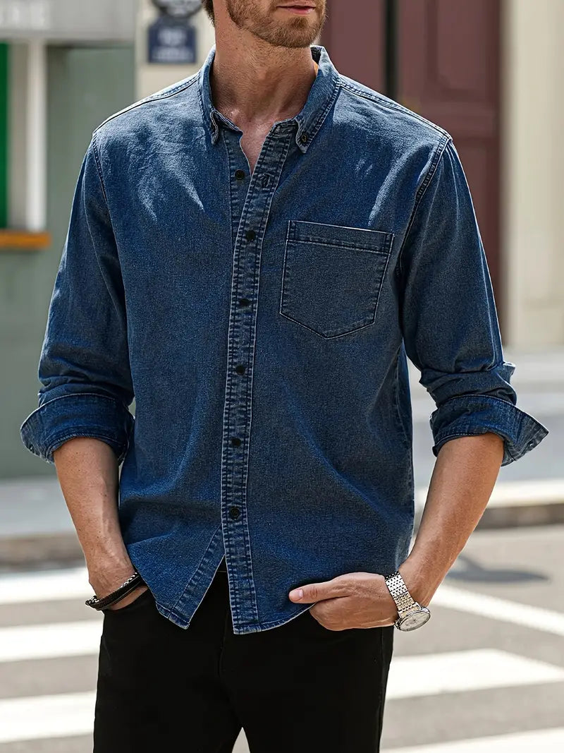 Ivy Manhattan | Long Sleeve Denim Shirt