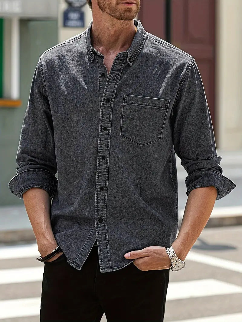 Ivy Manhattan | Long Sleeve Denim Shirt