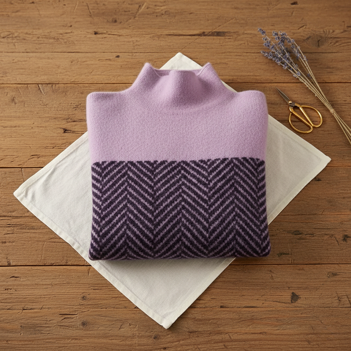 Ivy Manhattan | Cotton Turtleneck Sweater Dark