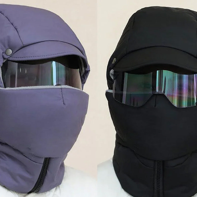 Full Face Protection Mask for Outdoors with Removable Glasses | Ideal for Winter