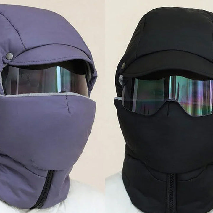 Full Face Protection Mask for Outdoors with Removable Glasses | Ideal for Winter