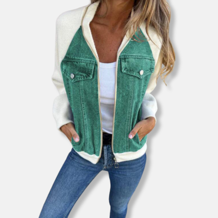 Ivy Manhattan | Relaxed Zip Bomber Jacket