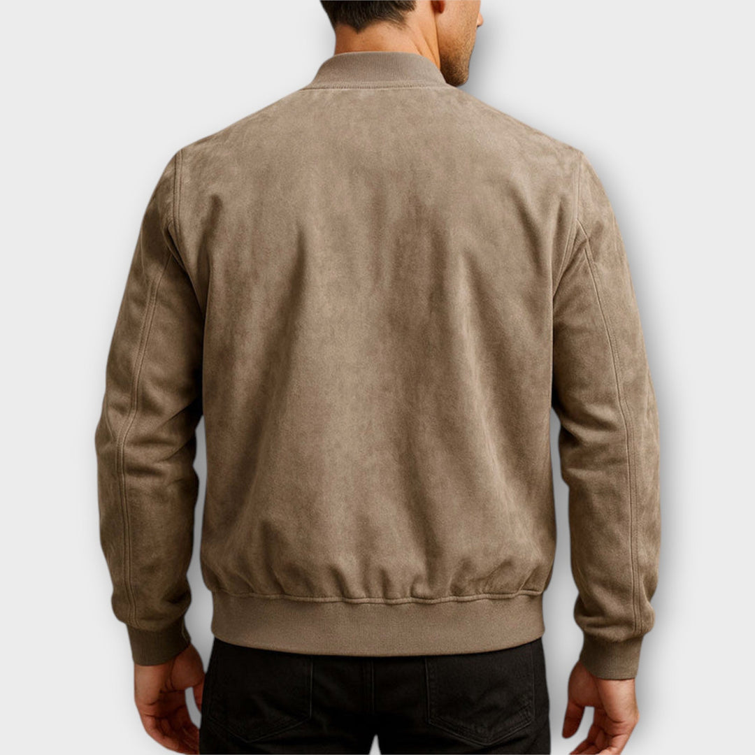 Ivy Manhattan | S SUEDE LEATHER BOMBER