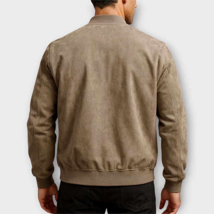 Ivy Manhattan | S SUEDE LEATHER BOMBER