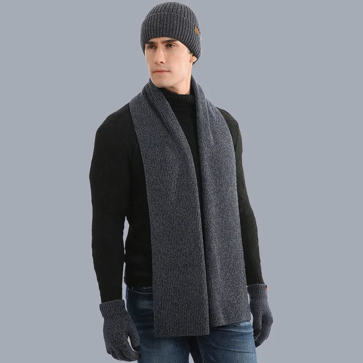 Winter Set with Beanie, Scarf, and Gloves for Adults | Ideal for Cold Days