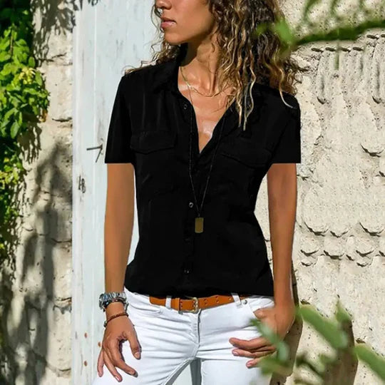 Ivy Manhattan | Classic Button-Down Collar Blouse