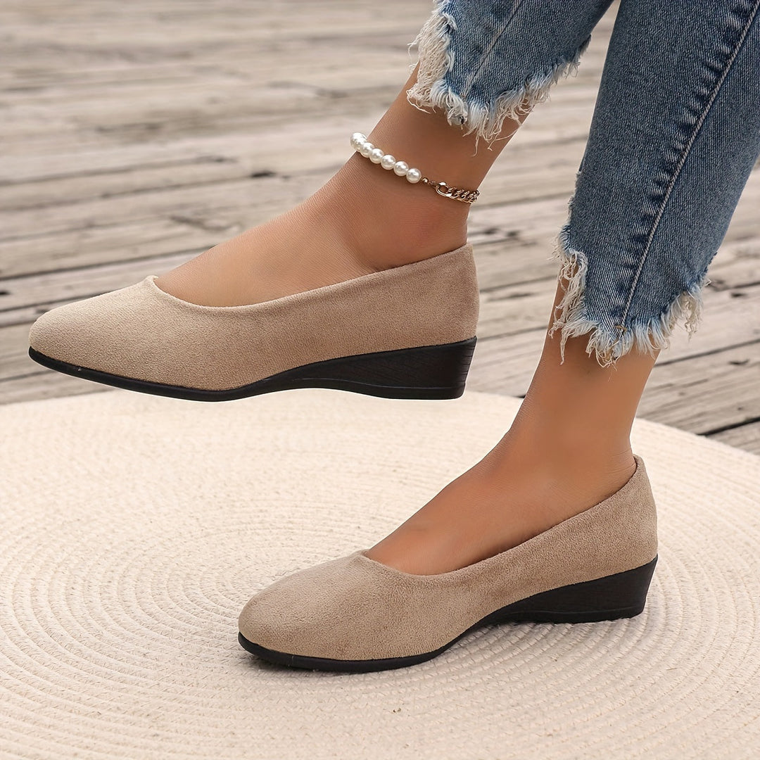 Tammy™ – Comfortable ballerina flats with wedge heels