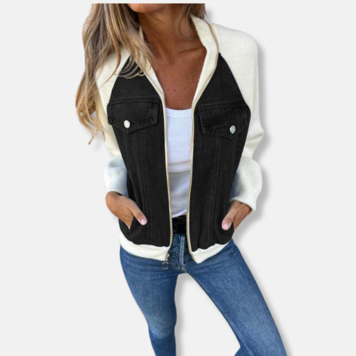 Ivy Manhattan | Relaxed Zip Bomber Jacket
