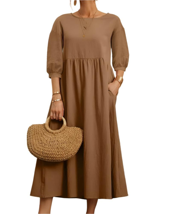 Ivy Manhattan | Flore Cotton Linen Dress