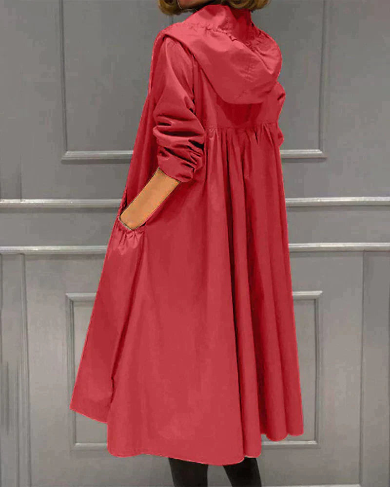 Ivy Manhattan | Klarissa Long Raincoat Hood