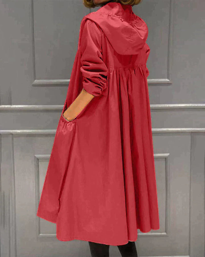Ivy Manhattan | Klarissa Long Raincoat Hood