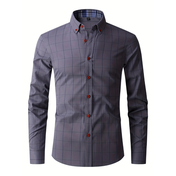 Ivy Manhattan | s Checkered Shirt Button
