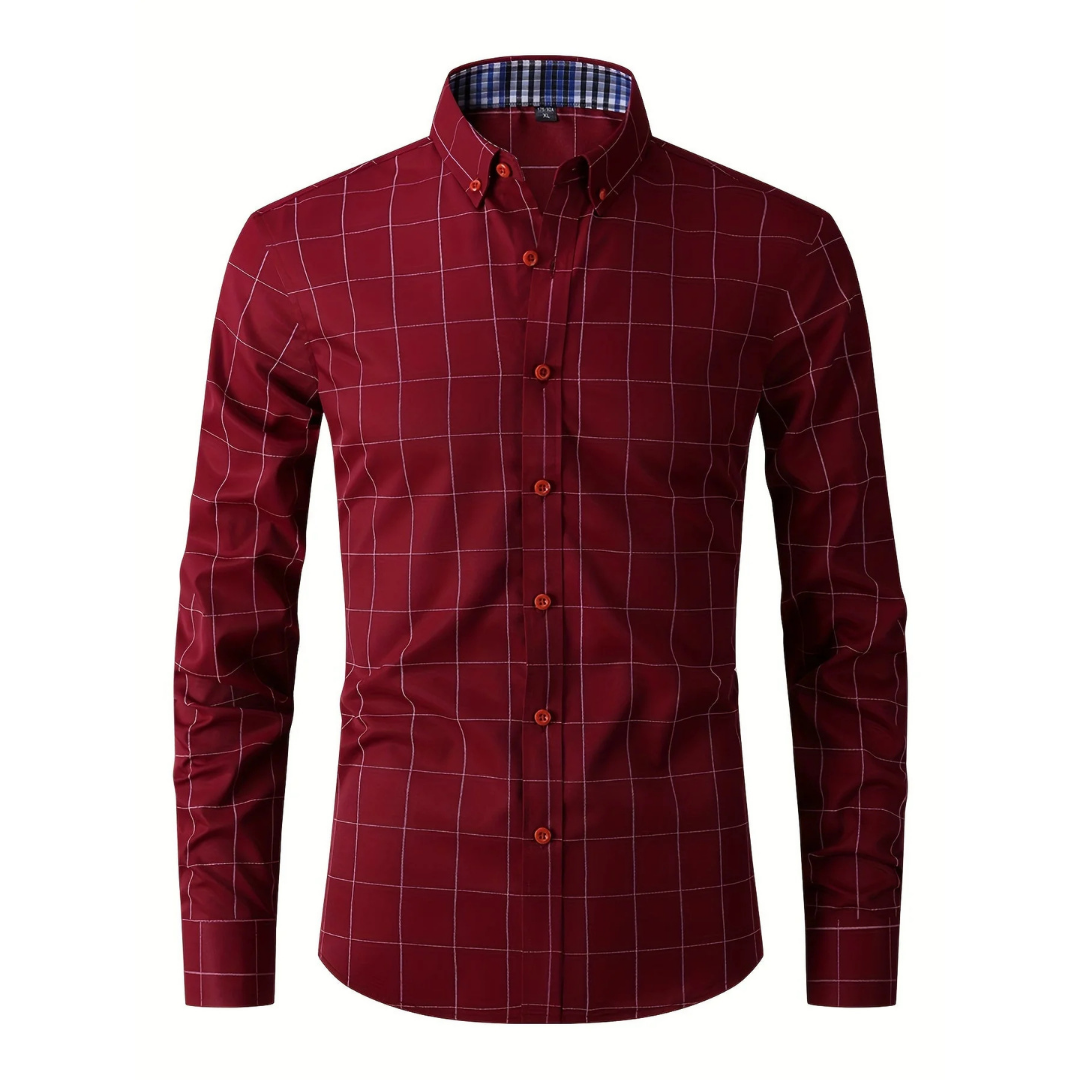 Ivy Manhattan | s Checkered Shirt Button