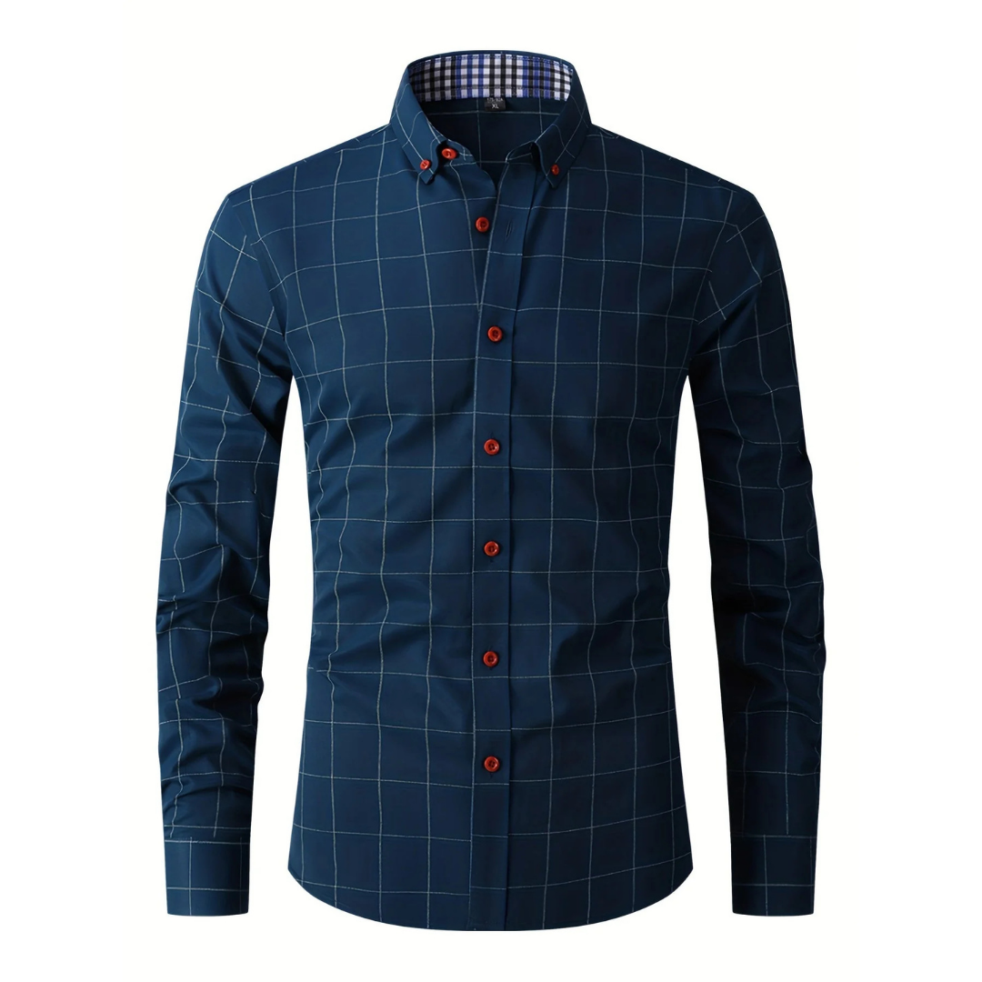 Ivy Manhattan | s Checkered Shirt Button