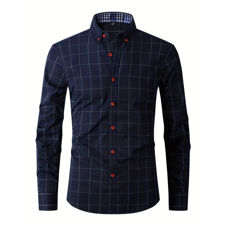 Ivy Manhattan | s Checkered Shirt Button