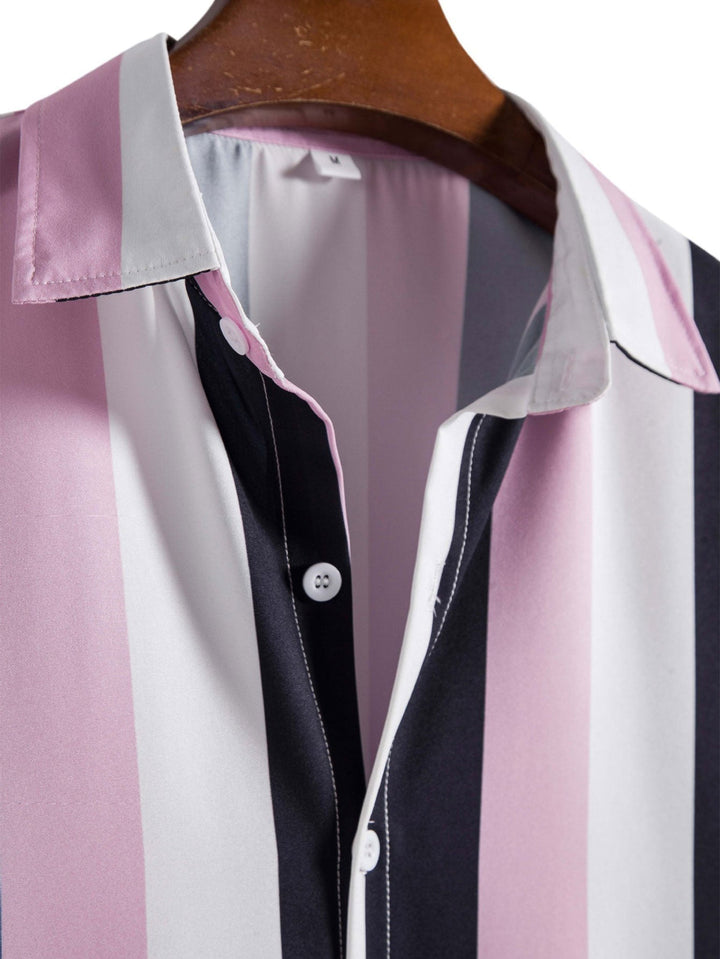 Ivy Manhattan | Wide Striped Button Up