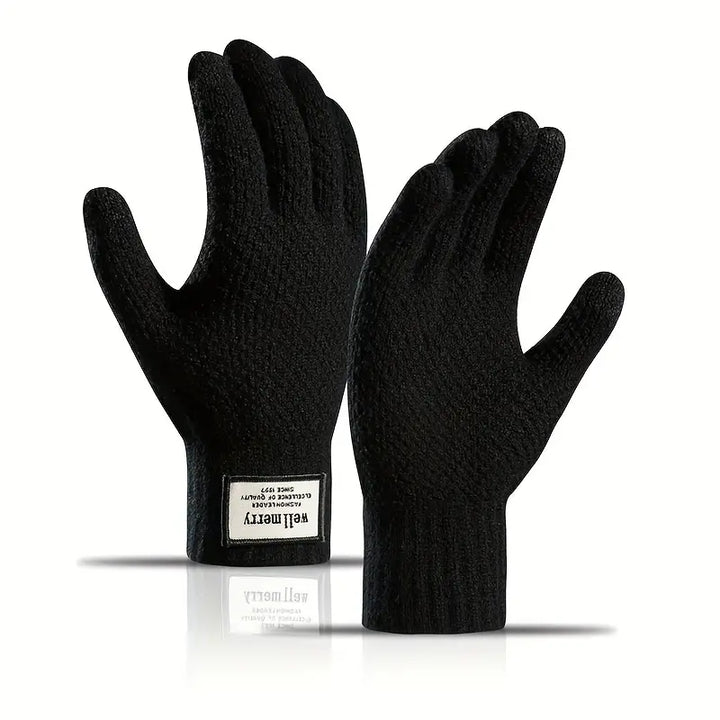 Knitted Touchscreen Gloves for Men | Ideal for Winter