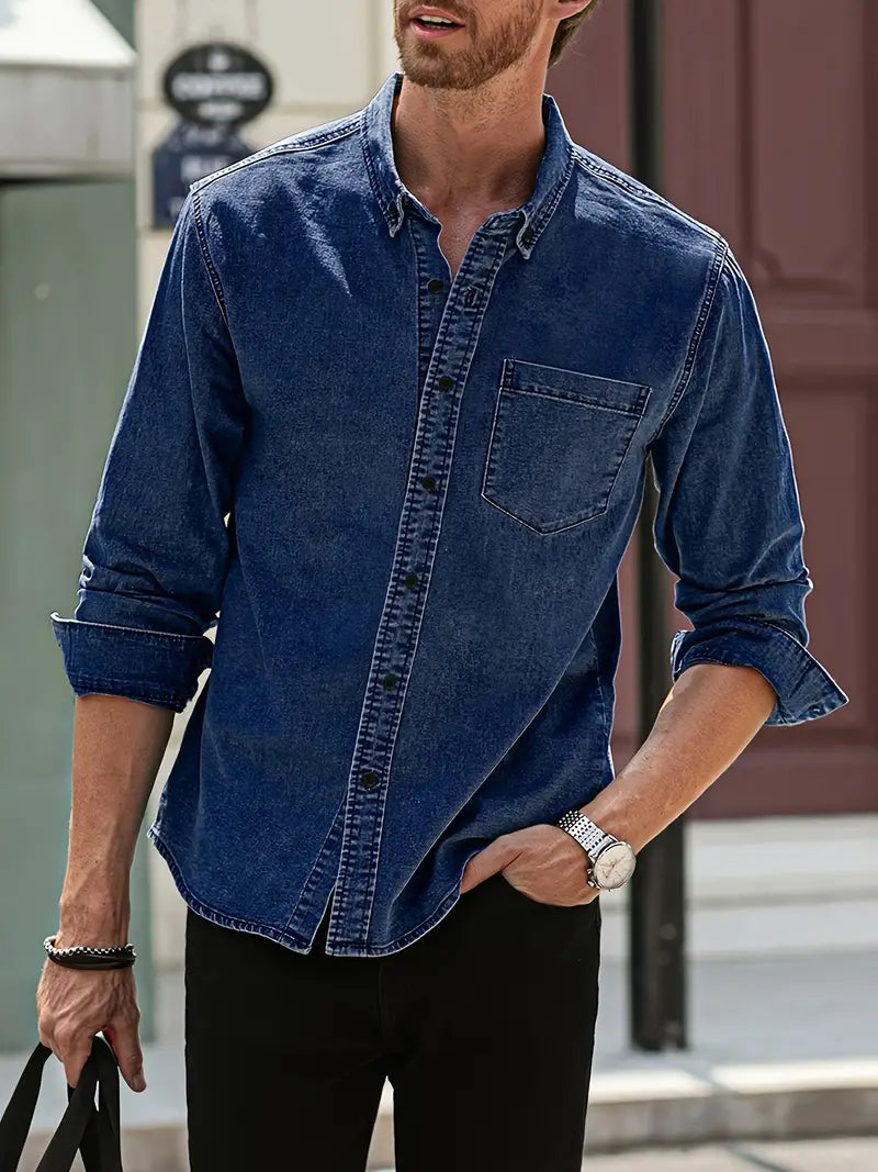 Ivy Manhattan | Long Sleeve Denim Shirt