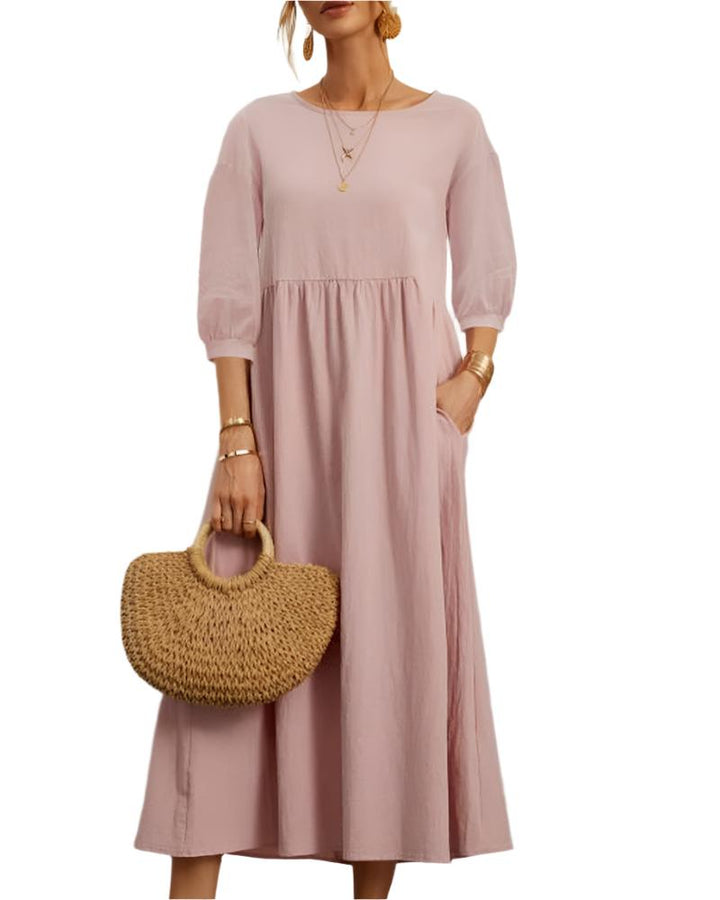 Ivy Manhattan | Flore Cotton Linen Dress