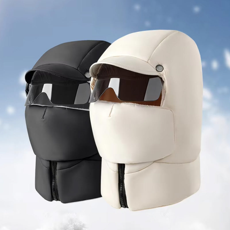 Full Face Protection Mask for Outdoors with Removable Glasses | Ideal for Winter