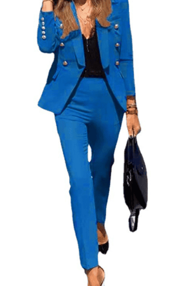 Dorthea | Women's Double-Breasted Two-Piece Suit