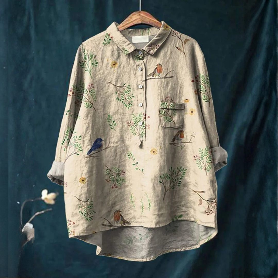Ivy Manhattan | Linen Patterned Shirt