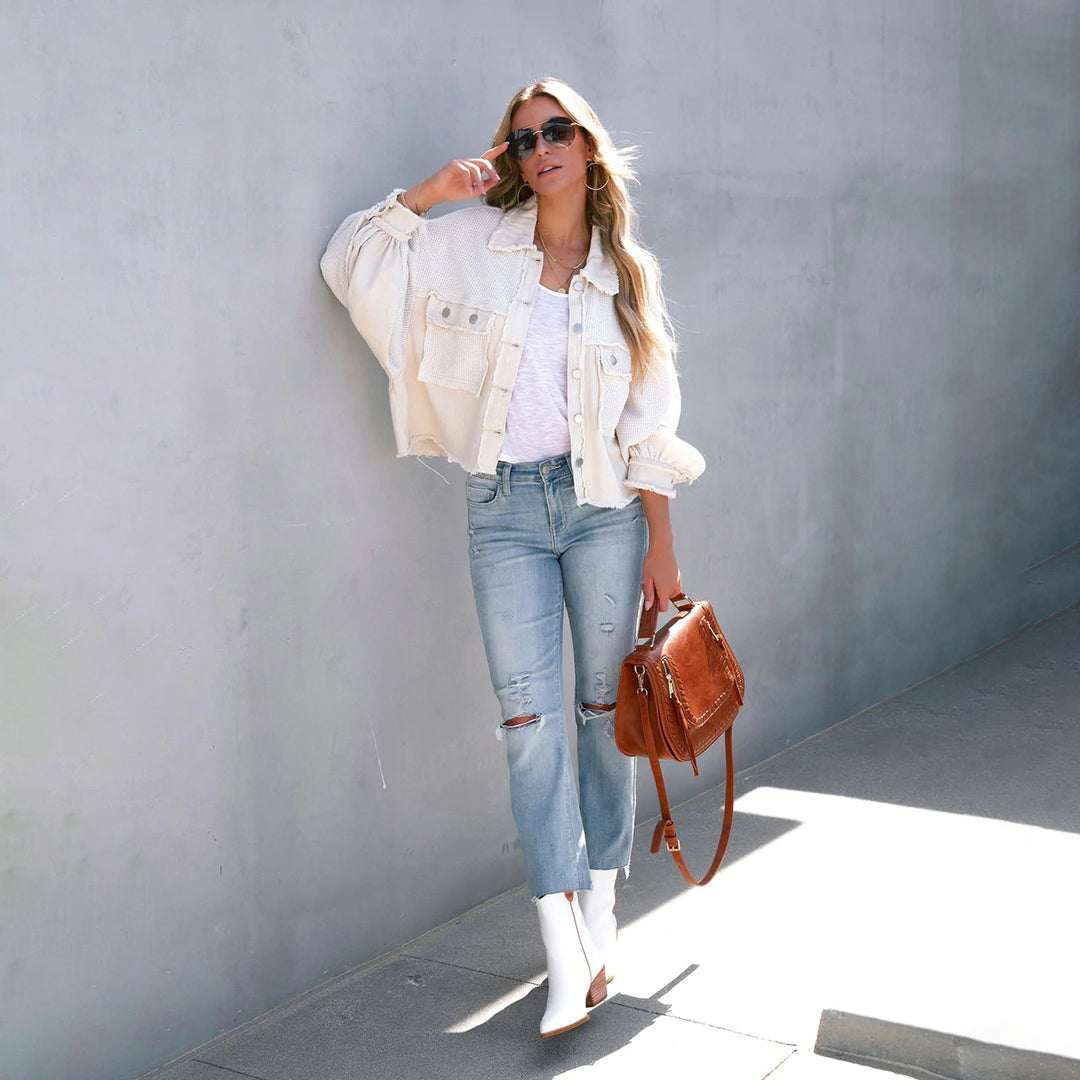 Tamsin | Long Straight Cut Coat for Women