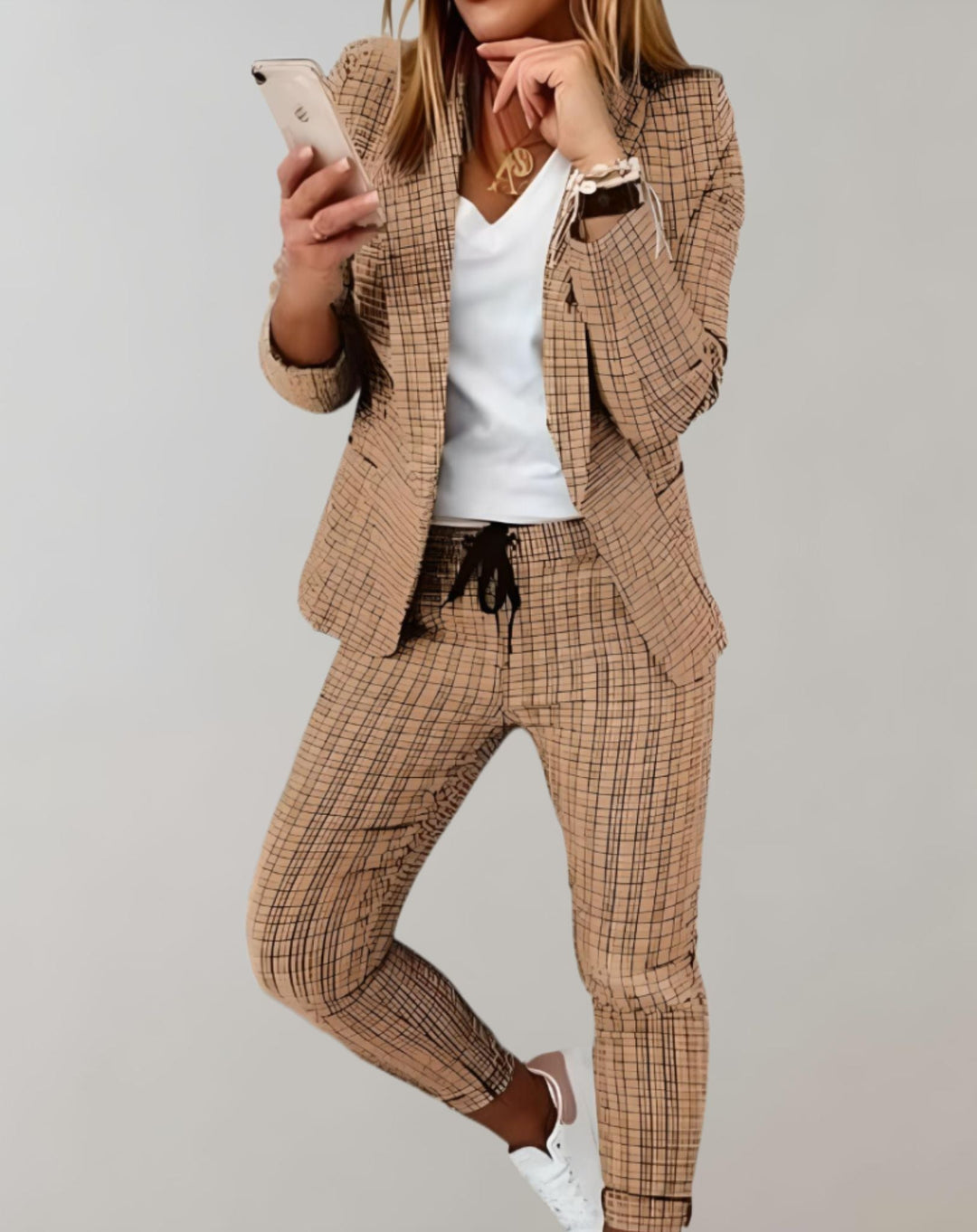 Ivy Manhattan | Kalea s Plaid Blazer
