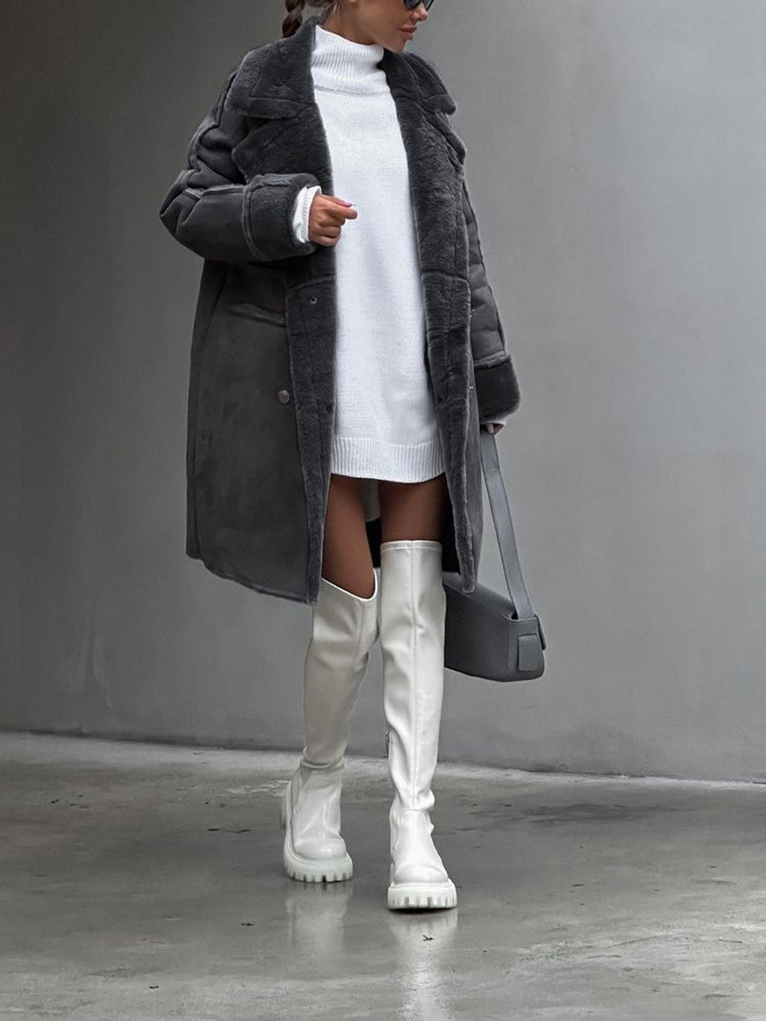 Ivy Manhattan | Vivian Plush Coat Comfortable