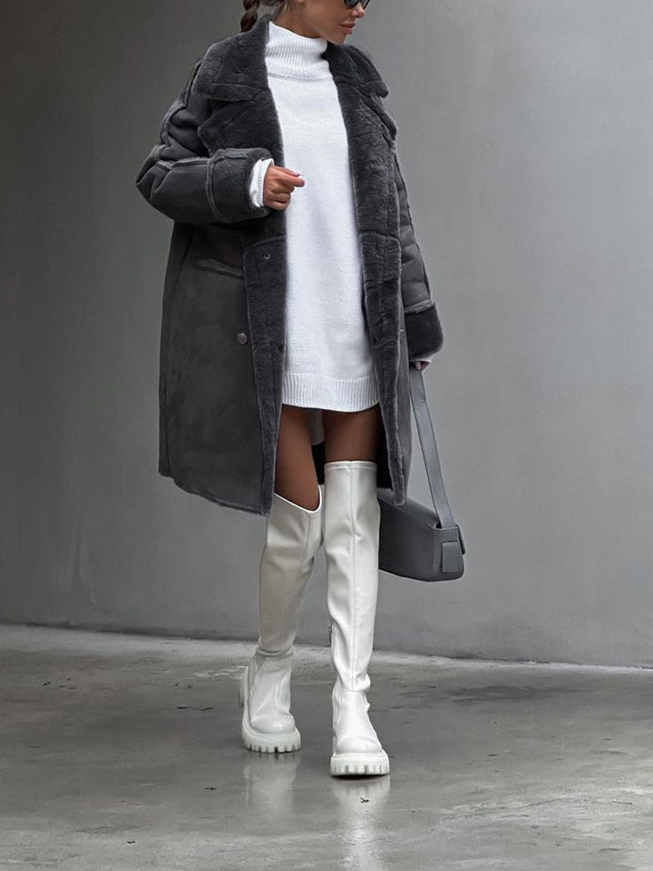 Ivy Manhattan | Vivian Plush Coat Comfortable