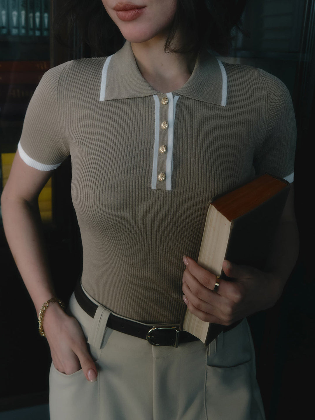 Ivy Manhattan | Danica Classic Ribbed Polo