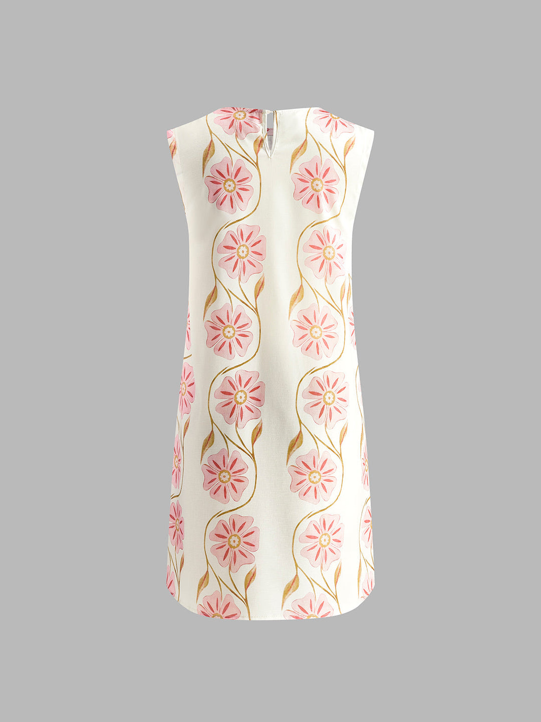 Wren | Short Sleeveless Floral Dress in Romantic Summer Style for Women