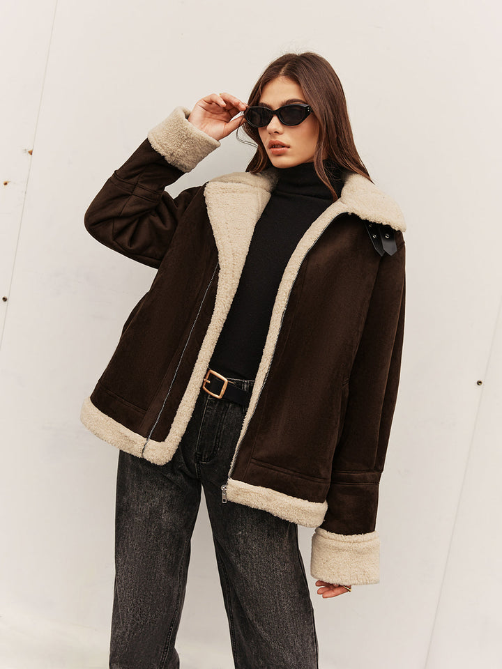 Silvana | Vintage Brown Jacket for Women